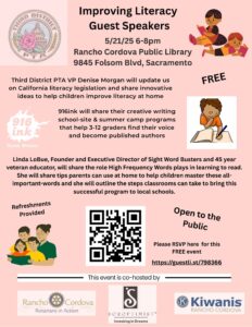 Improving Literacy @ Rancho Cordova Public Library