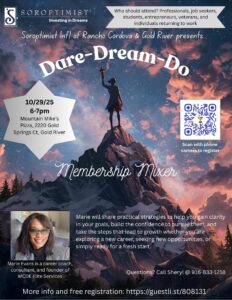 Dare Dream Do Membership Mixer @ Mountain Mike's Pizza